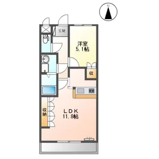 グランコート【2階】の間取り