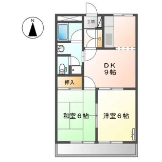 ハイムエスポワール【201号室】の間取り