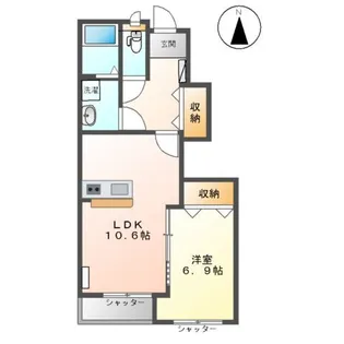 ブオナ レーガⅠ【102号室】の間取り