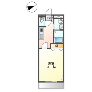 トレフル【2階】の間取り
