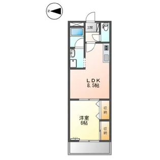 サンシャイン棚橋A【2階】の間取り