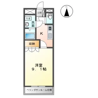 アグレストⅠ【1階】の間取り