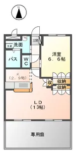 イル・ニード【102号室】の間取り