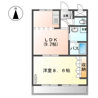 水夢 H&Y【1階】の間取り