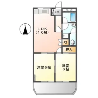 スピカ小柳【1階】の間取り
