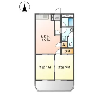 スピカ小柳【2階】の間取り