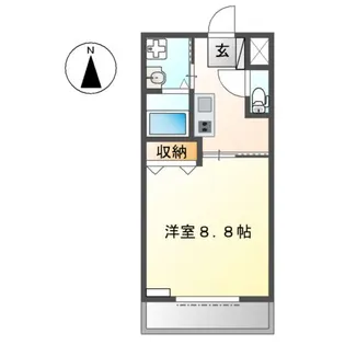 プランドール【1階】の間取り