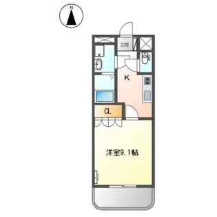 エンプレス ガーデン【2階】の間取り