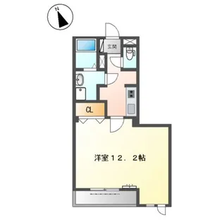 レスペランス【2階】の間取り