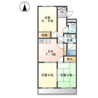 コンフォール【1階】の間取り