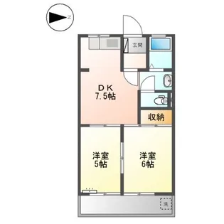 メゾネット翔【2階】の間取り
