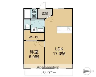 メゾンミズタ【106号室】の間取り