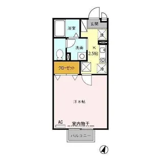 ルミエール B【1階】の間取り