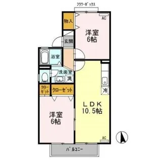 みやびハウス【2階】の間取り