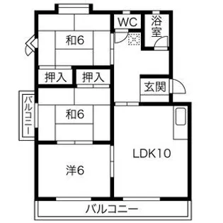 プレアール大垣東前【3階】の間取り