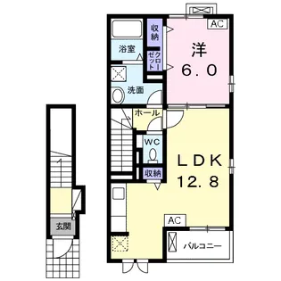 CHARM(チャーム)【2階】の間取り