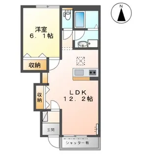 サンパレスハイムⅡ【1階】の間取り