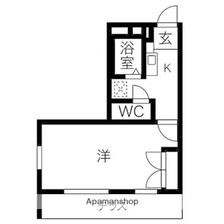 リバーライズⅠ【101号室】の間取り