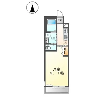 E.VICTORY【1階】の間取り