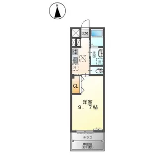 ルミナスパートリア【102号室】の間取り