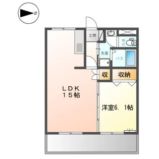 サンシャイン棚橋B【1階】の間取り