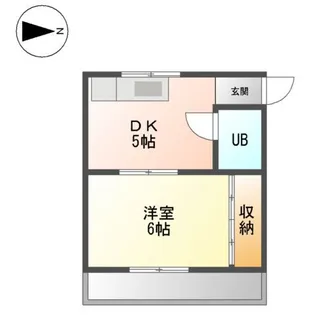コーポナラ【00103号室】の間取り