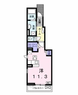 REDIA(レディア)【1階】の間取り