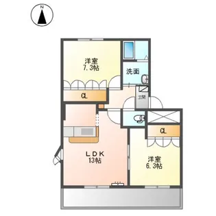 アンジェリーク【3階】の間取り