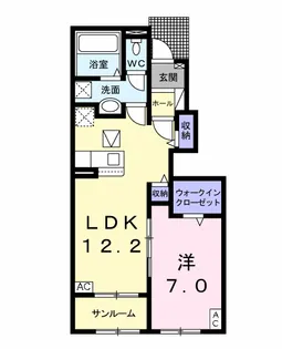 くおっ館 B【1階】の間取り