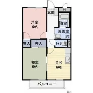 SUNFLOWER正木Ⅱ【202号室】の間取り