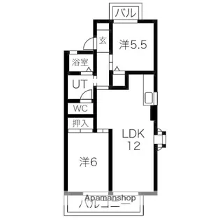 アーバンライフ羽島【2階】の間取り