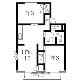 アーバンライフ羽島【2階】の間取り