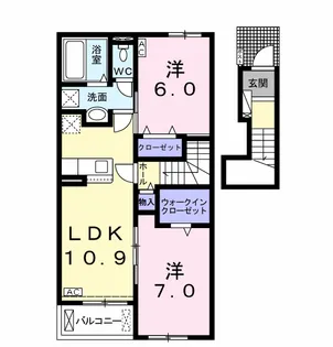 ネオ グランデ【2階】の間取り