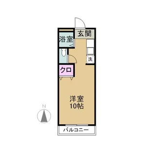 青柳ヒルズ【2階】の間取り