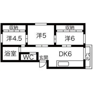 東前ビル【306号室】の間取り