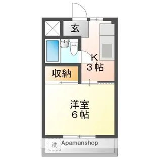 アムールアミィ【2階】の間取り