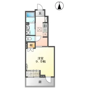 ルイ・リッシュ【102号室】の間取り