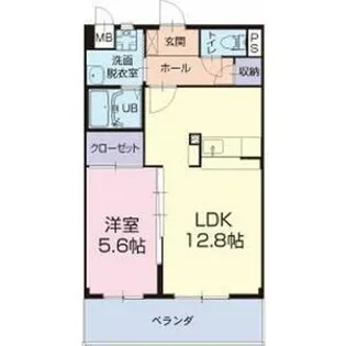 ヴァイスハイム【2階】の間取り