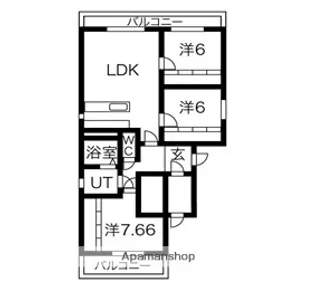 プレアール大垣本町【9階】の間取り