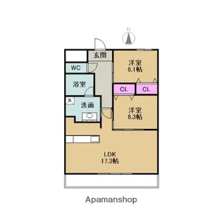 VIVANT【4階】の間取り