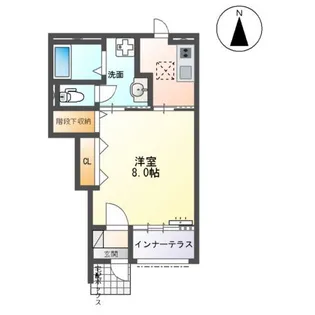 ヴァイオレット【102号室】の間取り