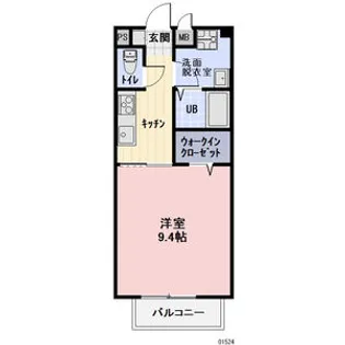 ディアコート ハピネス【2階】の間取り