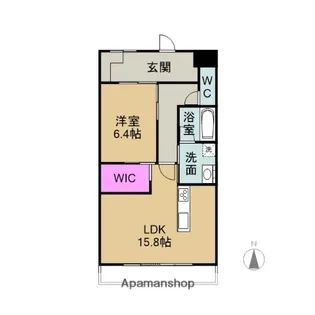 GRAN R TATSUMI【5階】の間取り