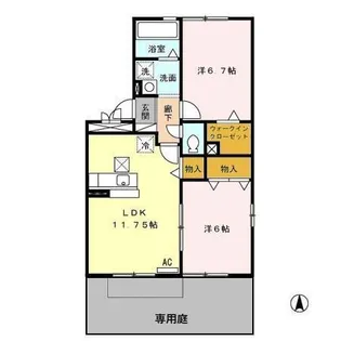 D’GRANCE(ディーグランセ)【1階】の間取り