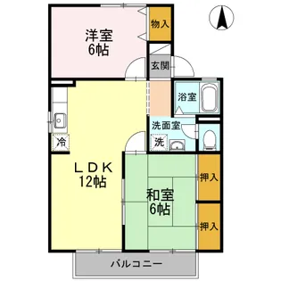 フォーラム ワーゴ【2階】の間取り