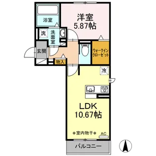 ESTATE(エスターテ)【3階】の間取り