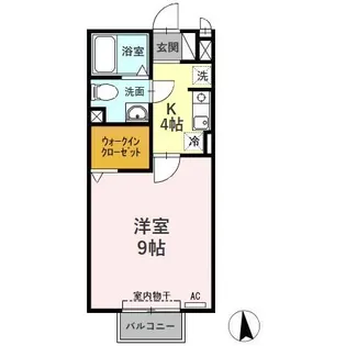 モナリエ表佐【2階】の間取り