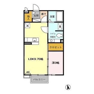 FRIENDRY SQUARE【2階】の間取り