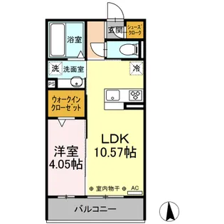 GRACE(グレース)【3階】の間取り
