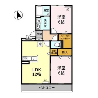 SOLEIL(ソレイユ)【1階】の間取り